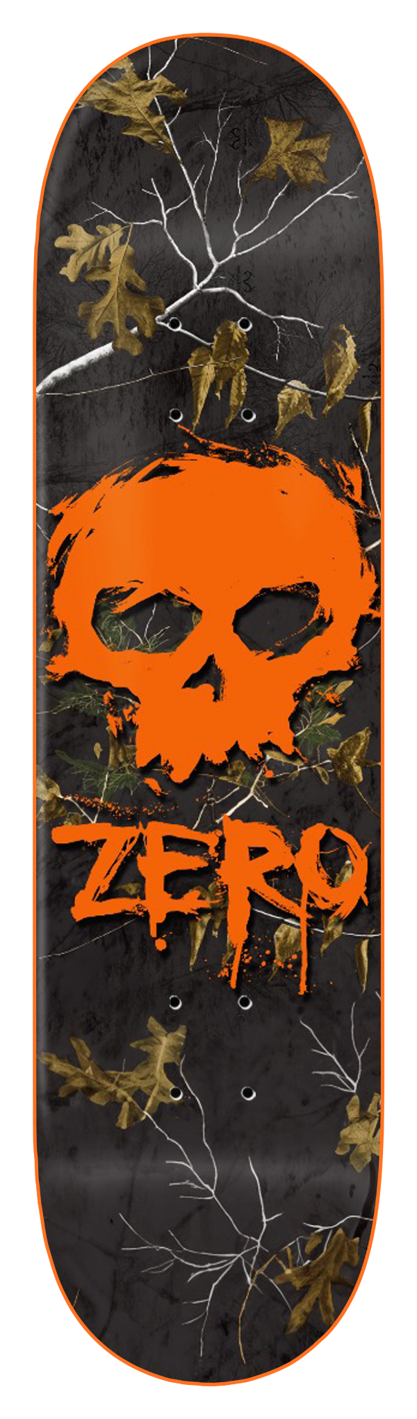 ZERO X REALTREE - BLOOD SKULL - ORANGE DIP – Zero Skateboards