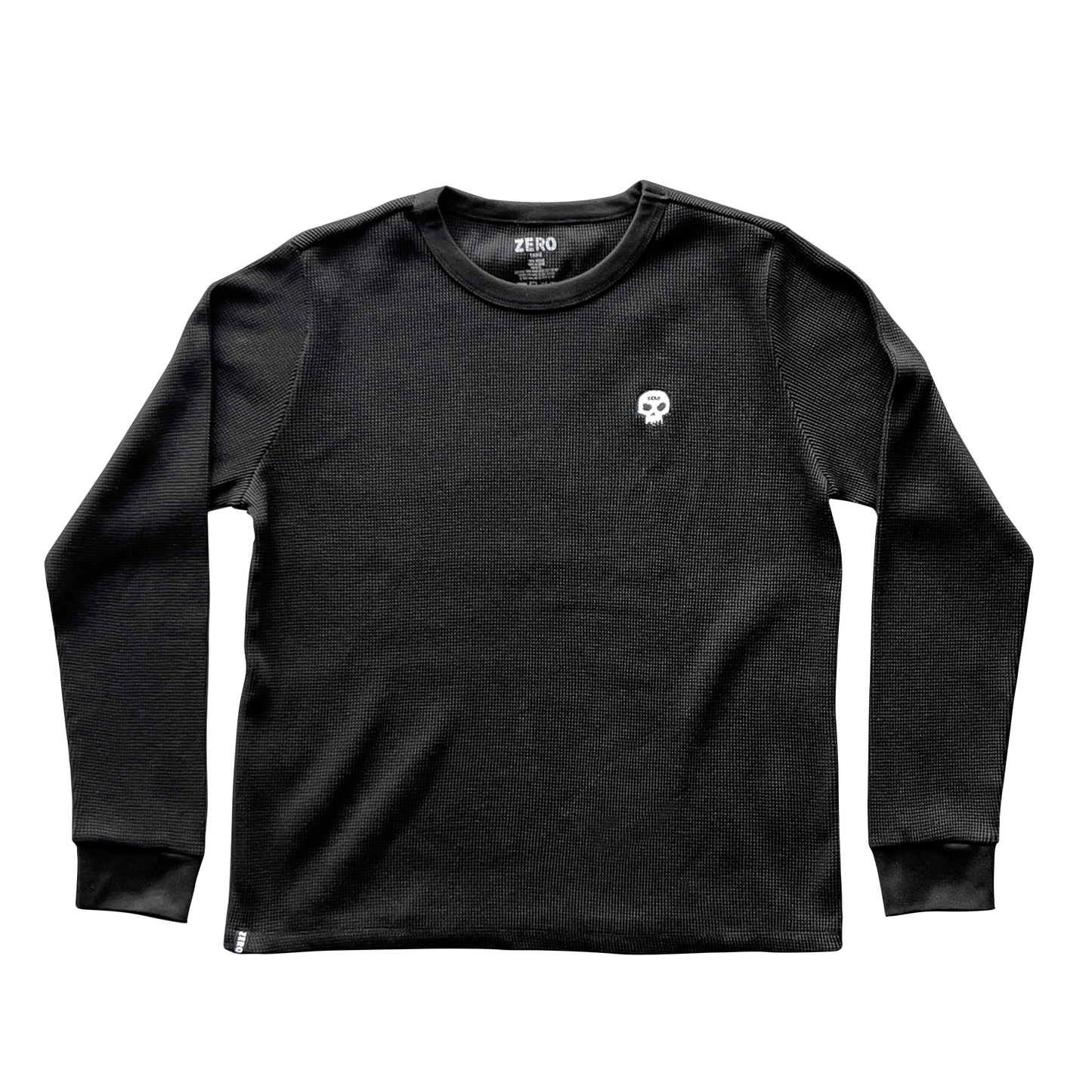 SINGLE SKULL L/S PREMIUM THERMAL - BLACK