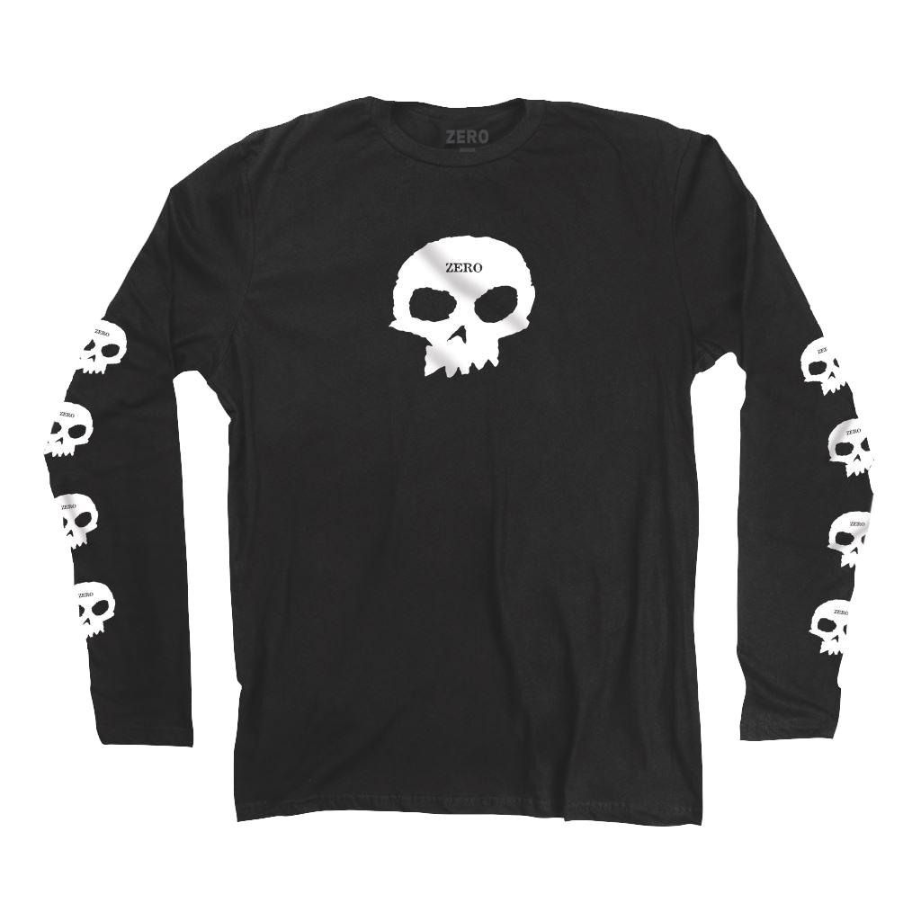 SINGLE SKULL L/S – Zero Skateboards