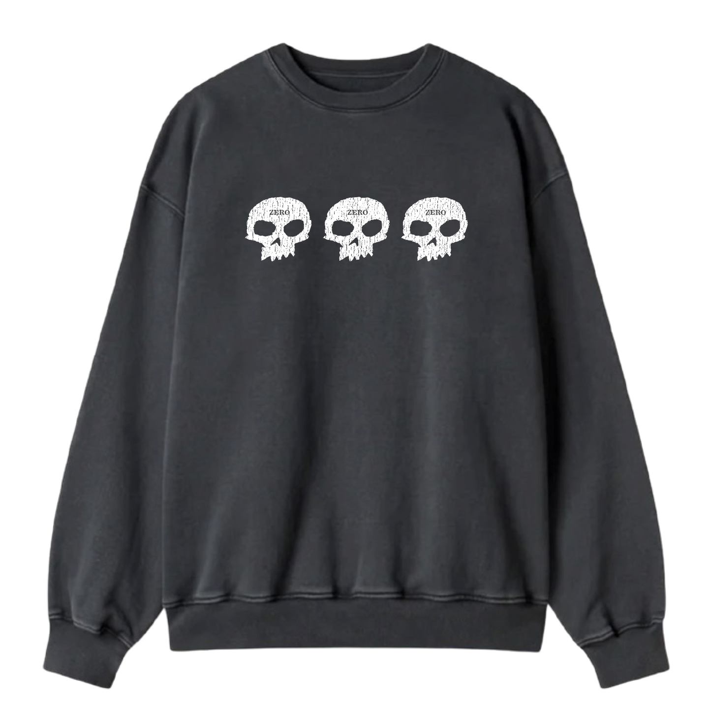 3 SKULL - PREMIUM VINTAGE CREW