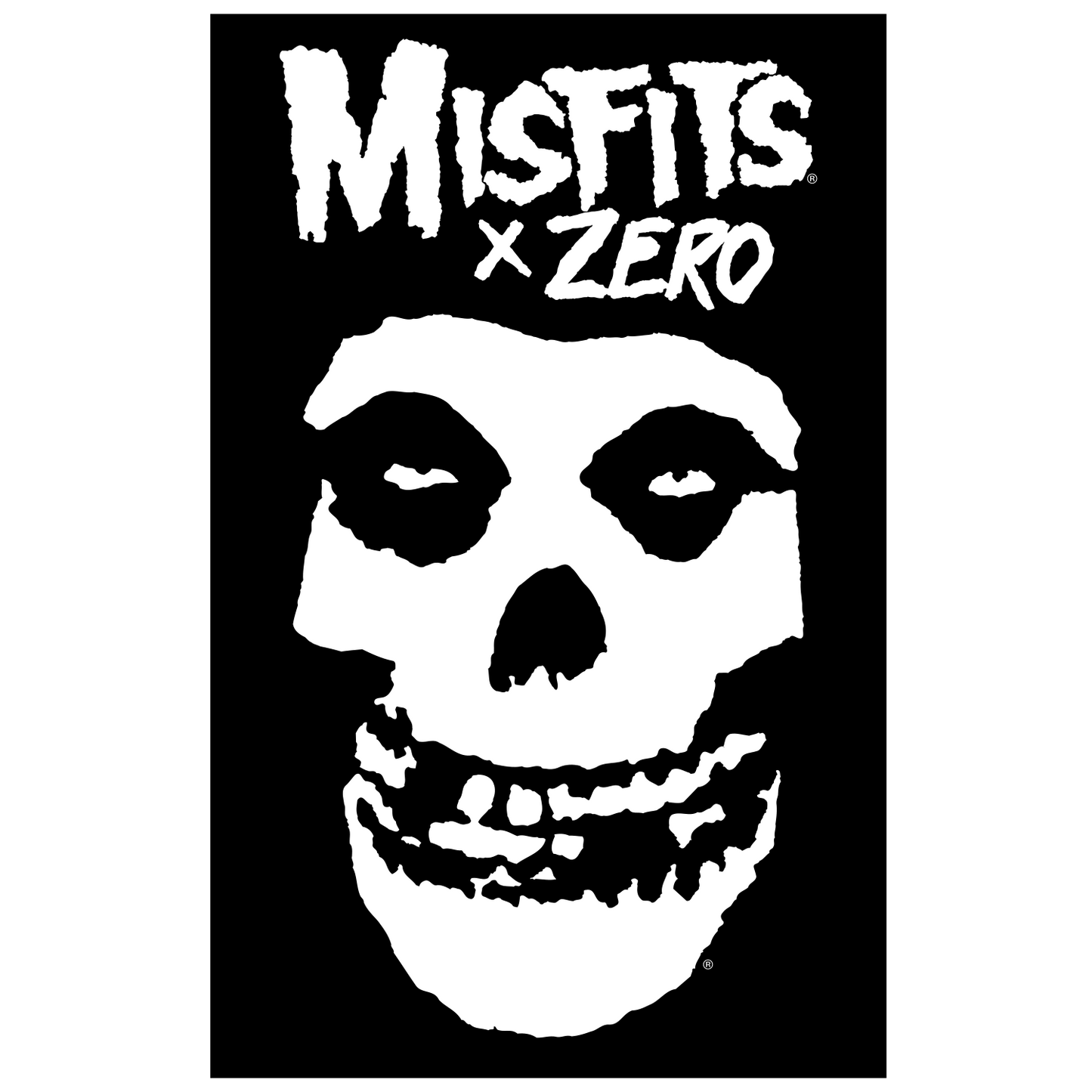 MISFITS X ZERO FRIEND SKULL STICKER