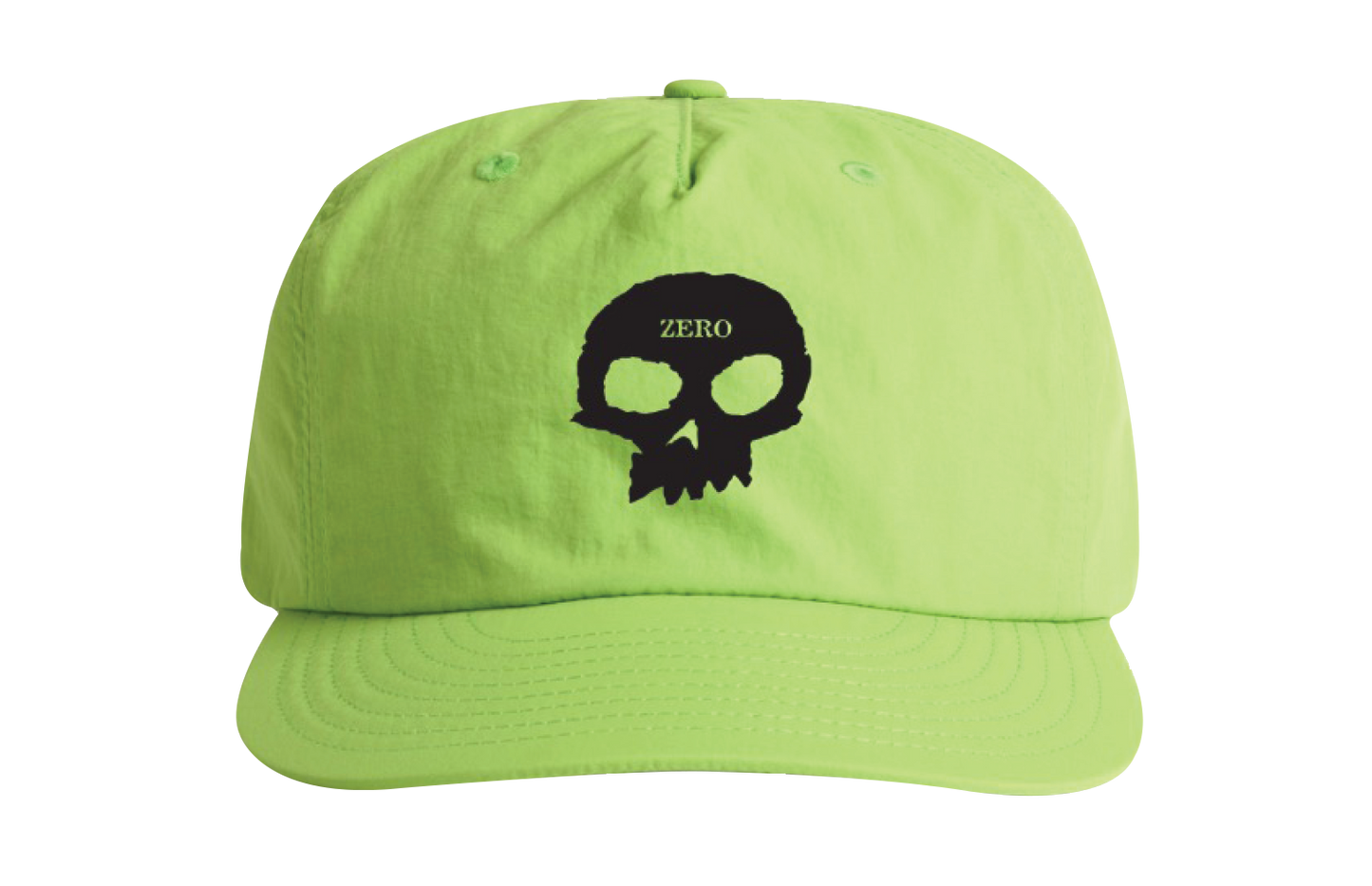 SINGLE SKULL SURF HAT - CITRUS/BLACK