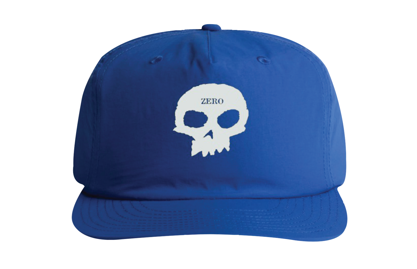 SINGLE SKULL SURF HAT - BLUE/WHITE