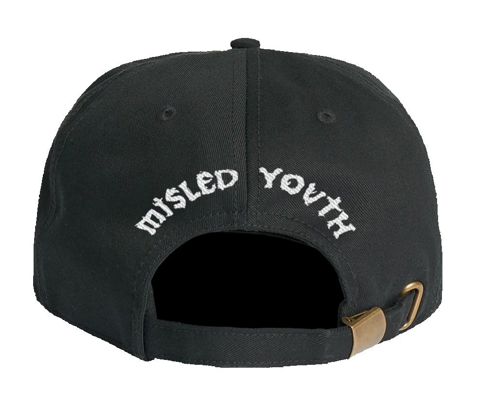 MISLED YOUTH STAR - EMBROIDERED HAT - BLACK