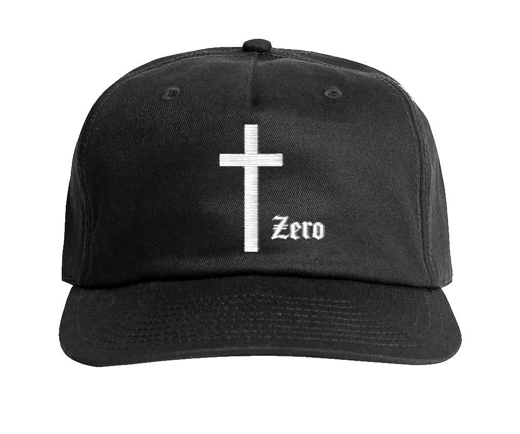 CROSS - EMBROIDERED HAT - BLACK