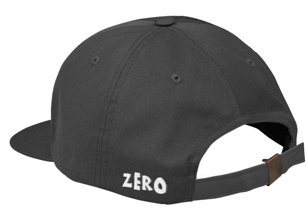 TORCHED - EMBROIDERED HAT - BLACK