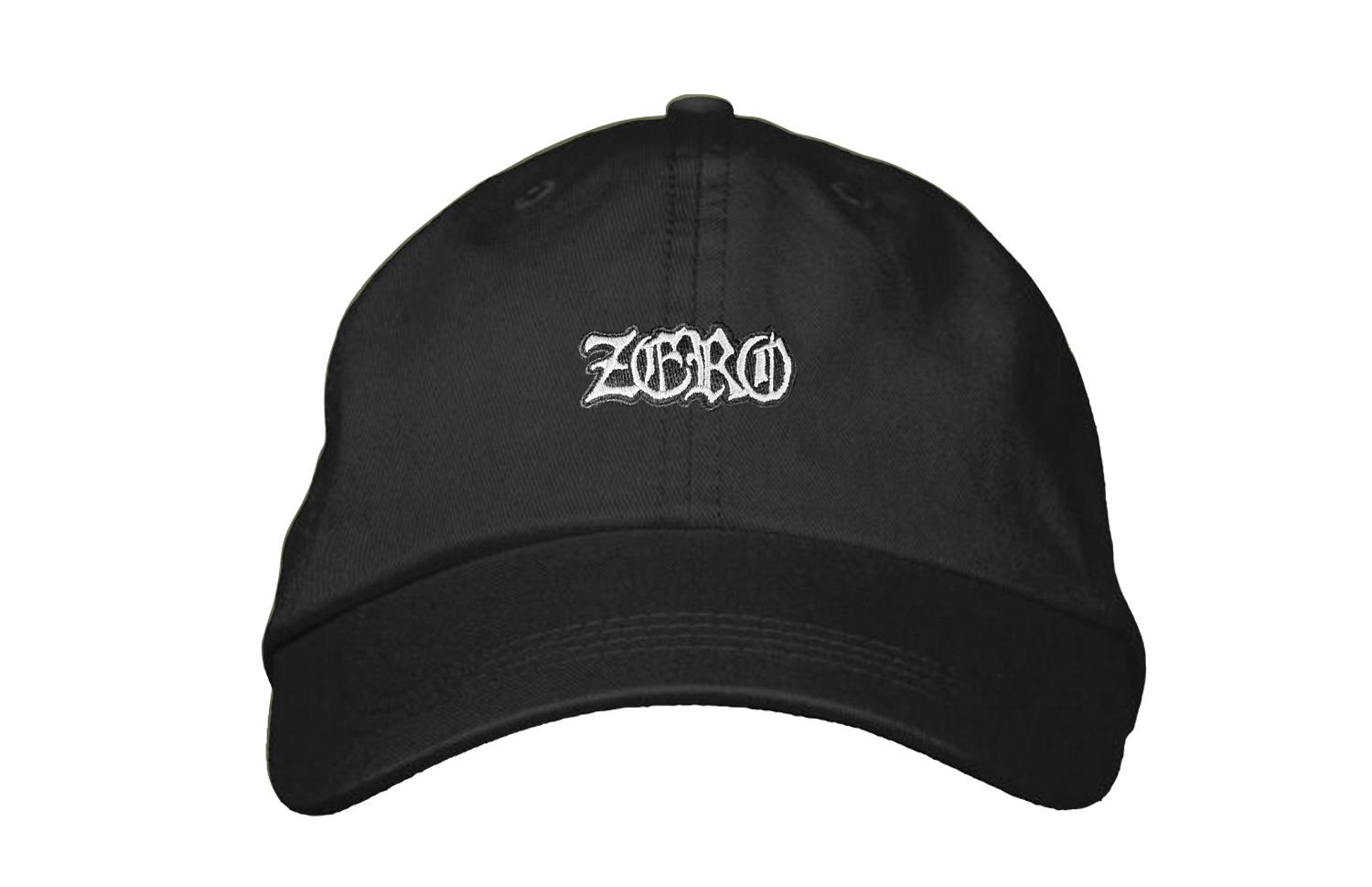 WASTELAND DAD HAT BLACK – Zero Skateboards - Main Image