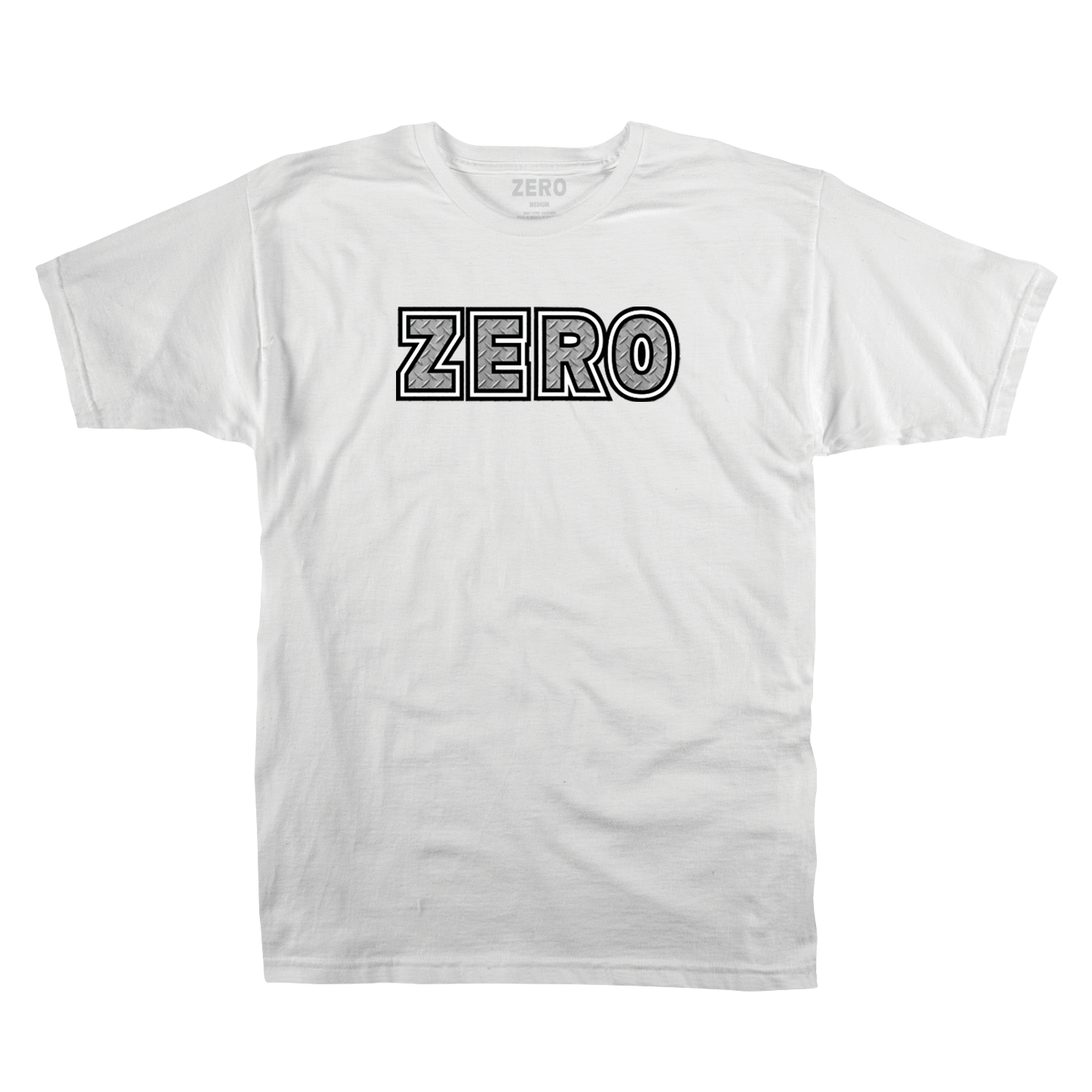 REYES - DIAMOND PLATE BOLD S/S - WHITE