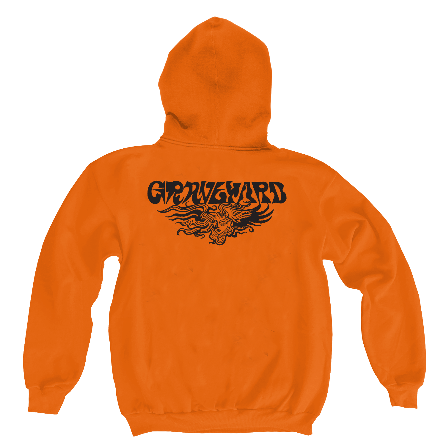 GRAVEYARD - MEDUSA - PULLOVER HOOD - ORANGE – Zero Skateboards