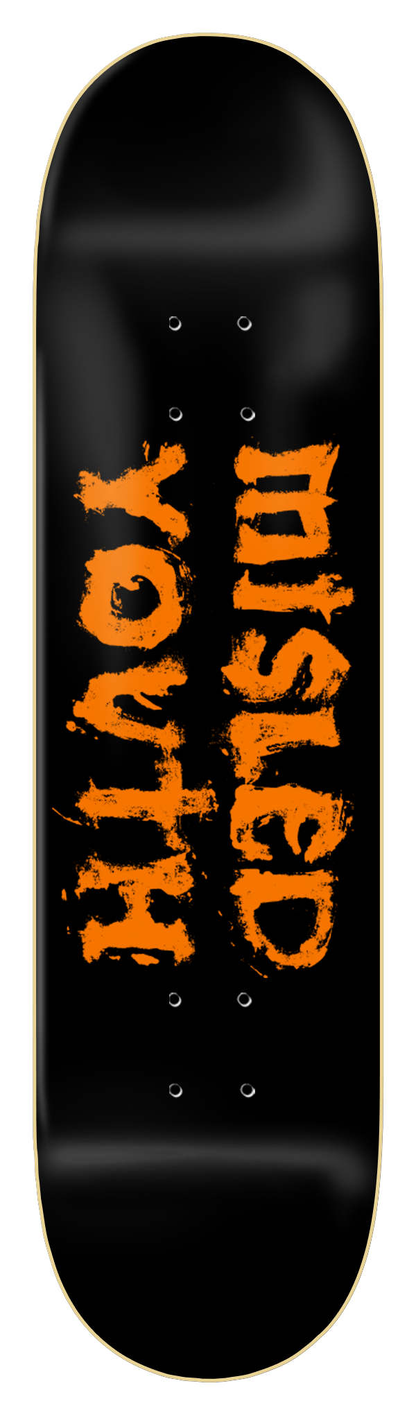 MISLED YOUTH HAND-SCREENED - BLACK/ORANGE