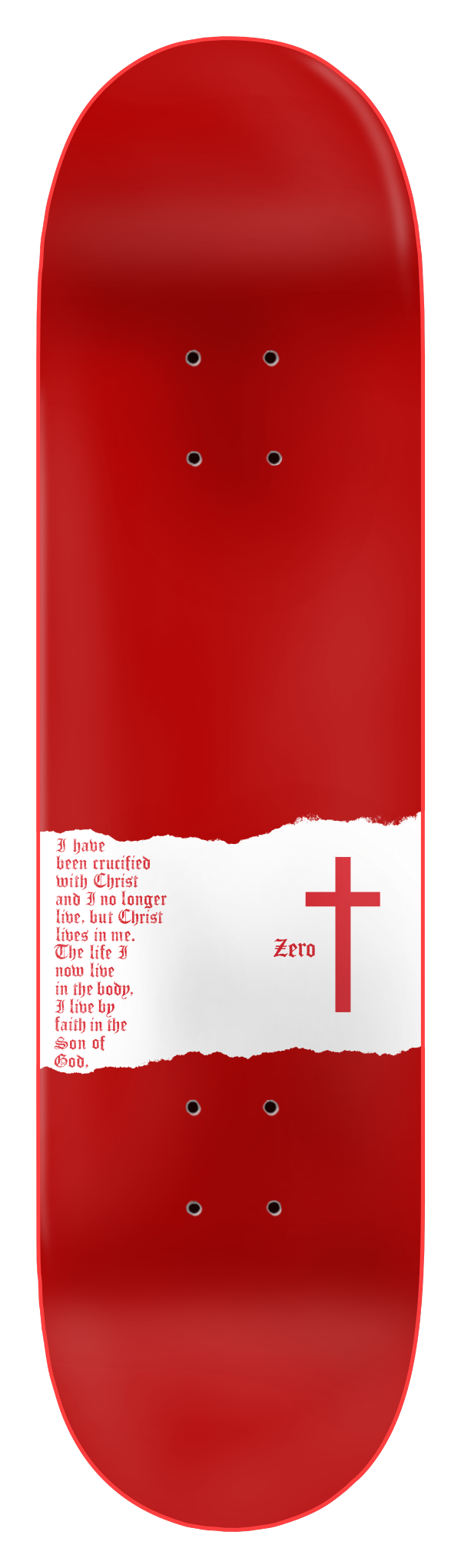 SHECKLER - CROSS - RED DIPPED - SIGNED - PREORDER