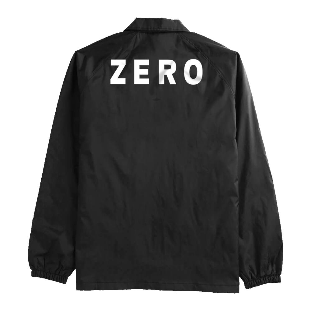 ZERO COACHES JACKET - BLACK/WHITE