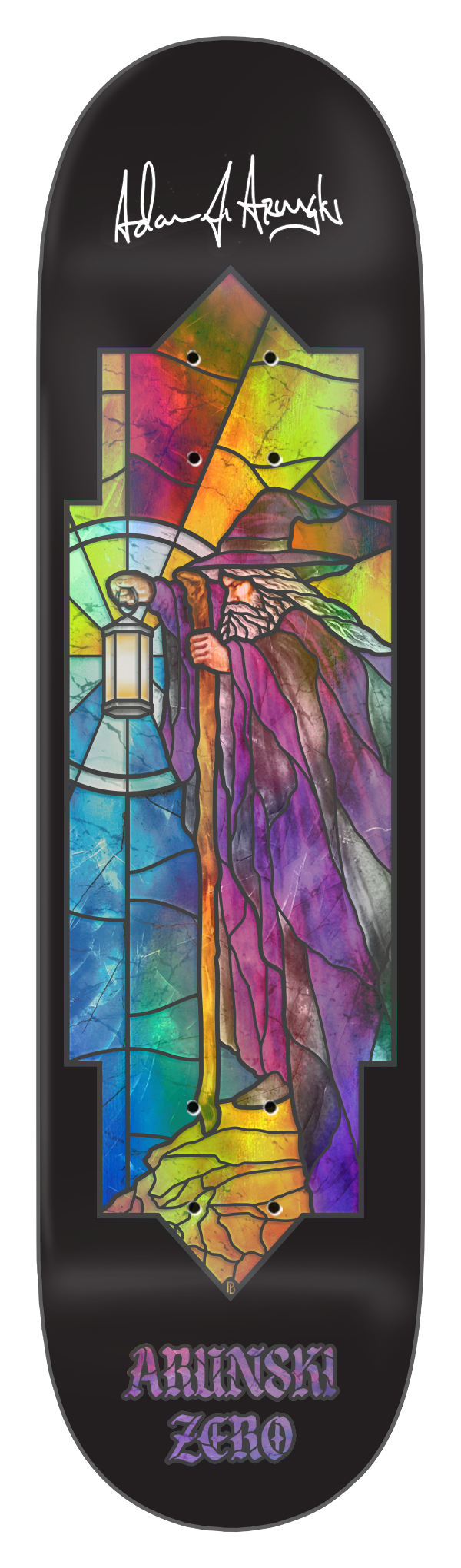 STAINED GLASS - SIGNED SET
