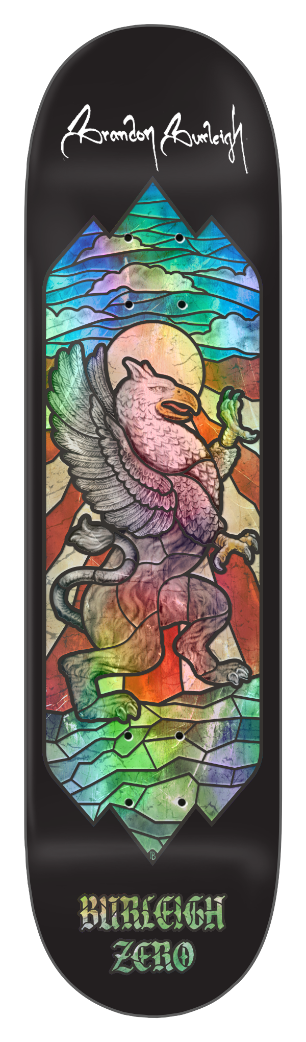 STAINED GLASS - SIGNED SET