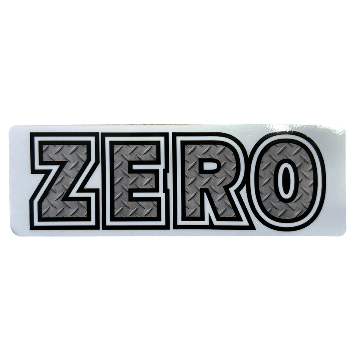 DIAMOND PLATE BOLD - STICKER