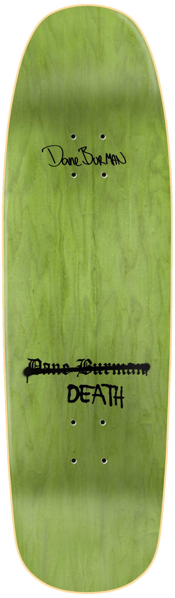 BURMAN - DANE VS. DEATH - SHAPED *SIGNED*