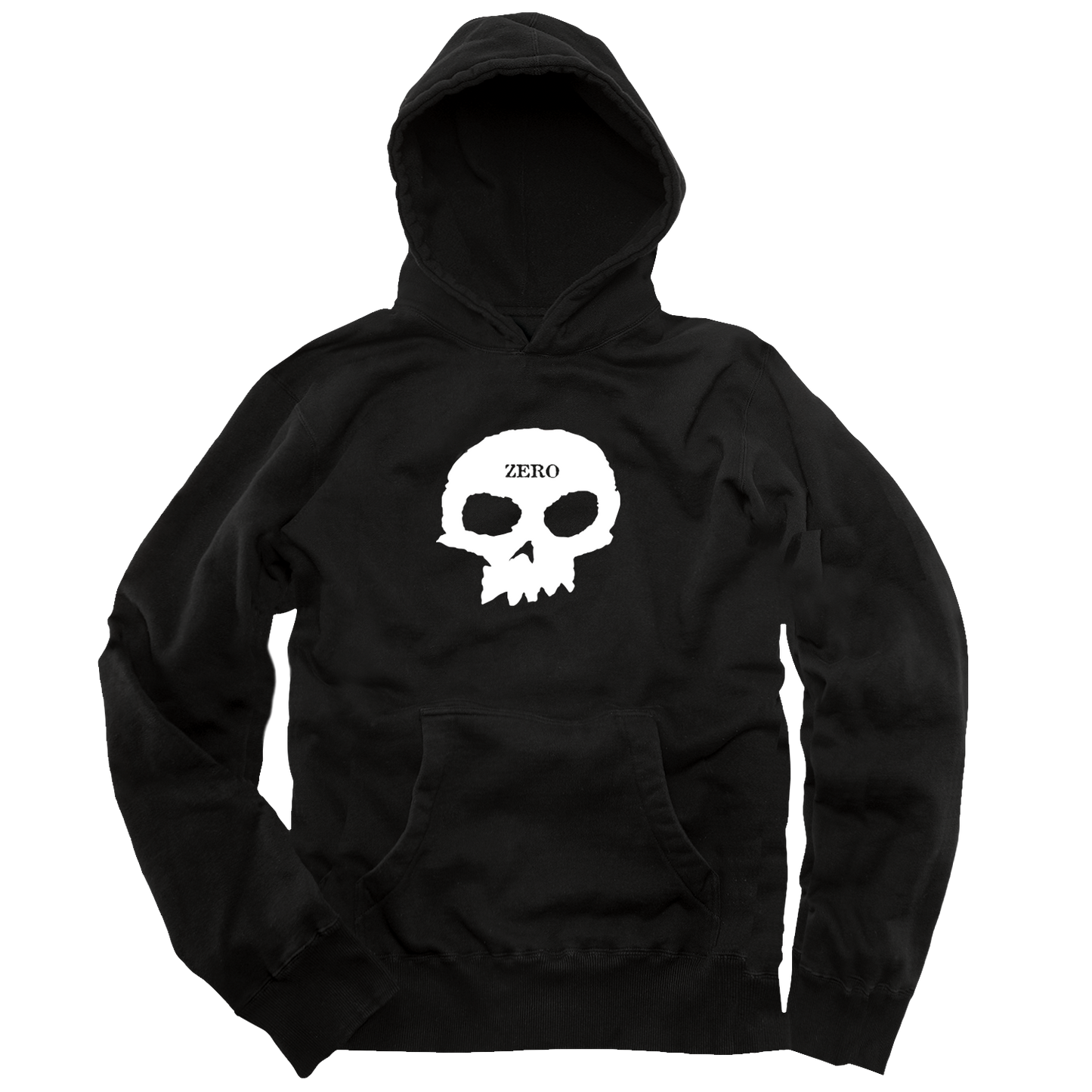 SINGLE SKULL PULLOVER - BLACK/WHITE