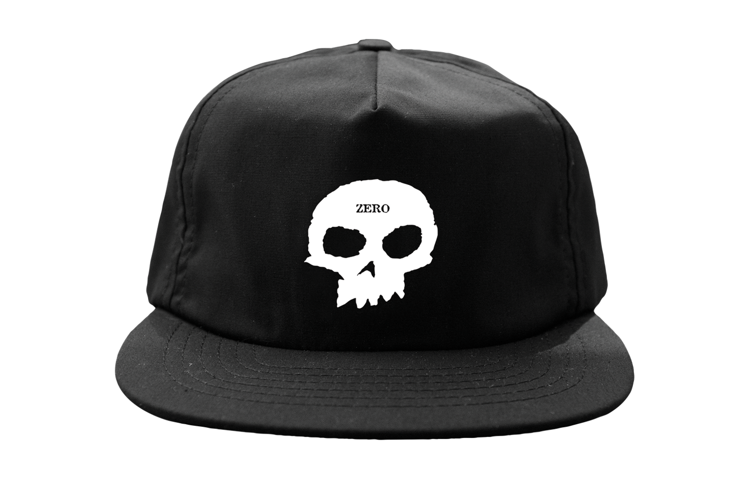 SINGLE SKULL SNAPBACK - BLACK