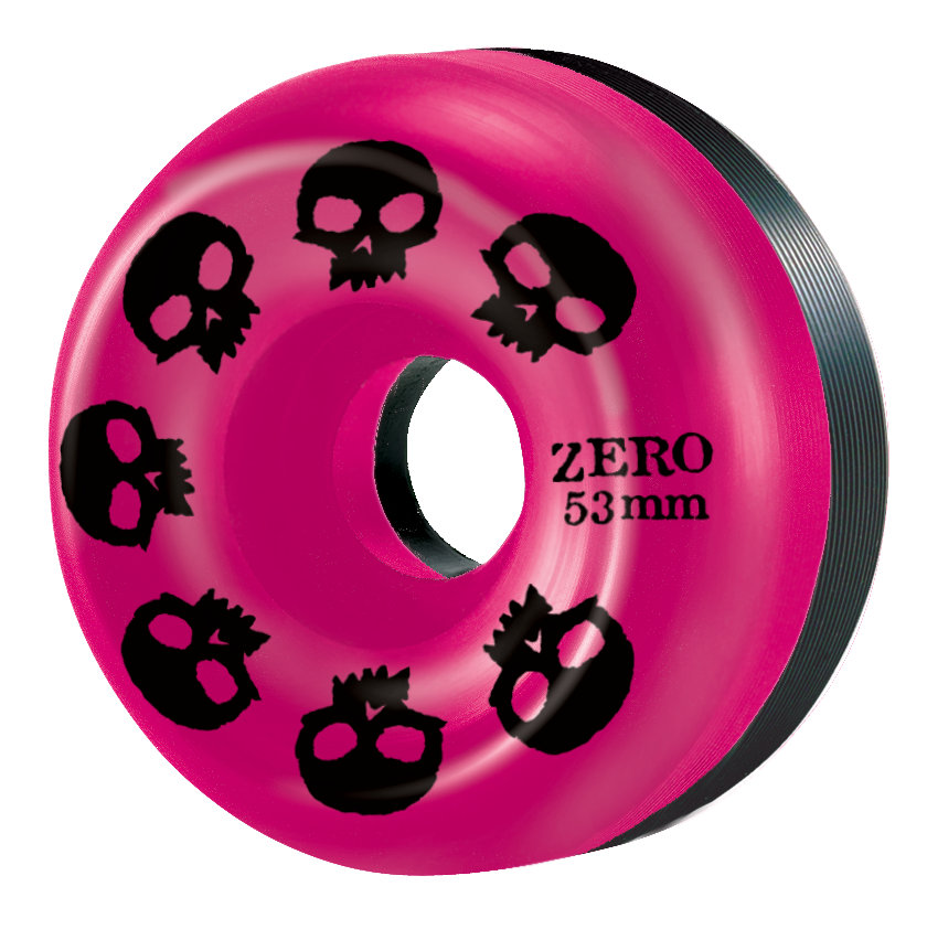 Zero pink black split wheel