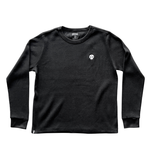 SINGLE SKULL L/S PREMIUM THERMAL - BLACK