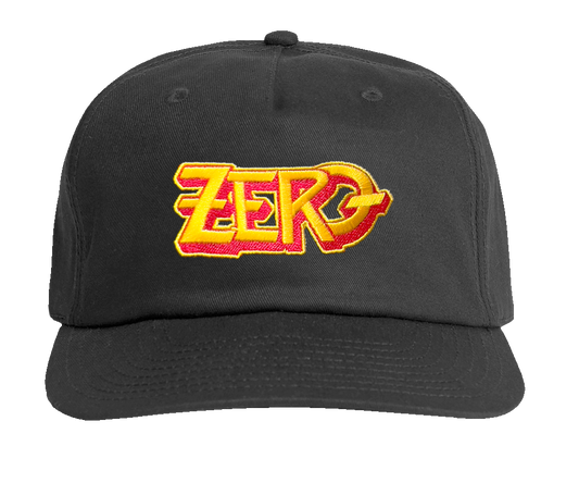 CRAZY TRAIN - EMBROIDERED HAT - BLACK