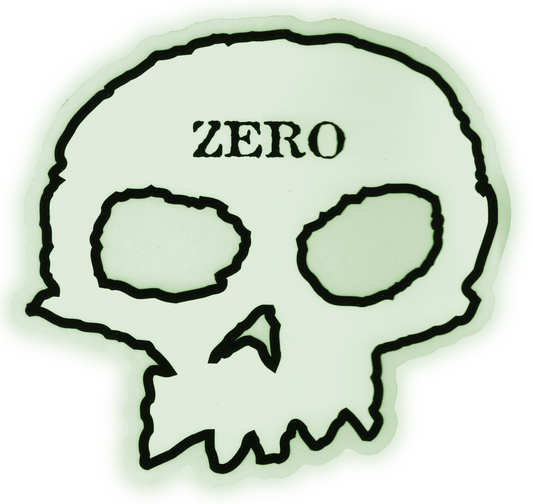 SKULL STICKER - MEDIUM - GITD