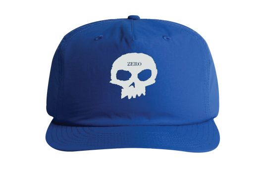 SINGLE SKULL SURF HAT - BLUE/WHITE