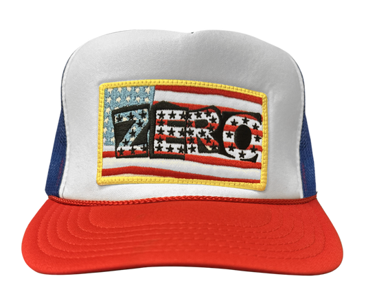 AMERICAN PUNK TRUCKER HAT - RWB