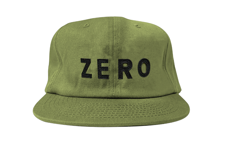 Zero Single Skull Black Web Belt