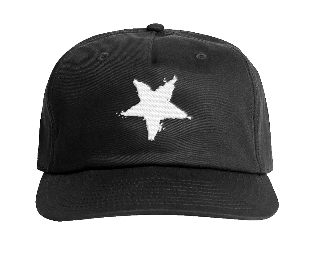 MISLED YOUTH STAR - EMBROIDERED HAT - BLACK