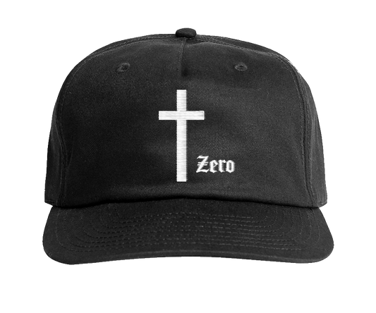 CROSS - EMBROIDERED HAT - BLACK