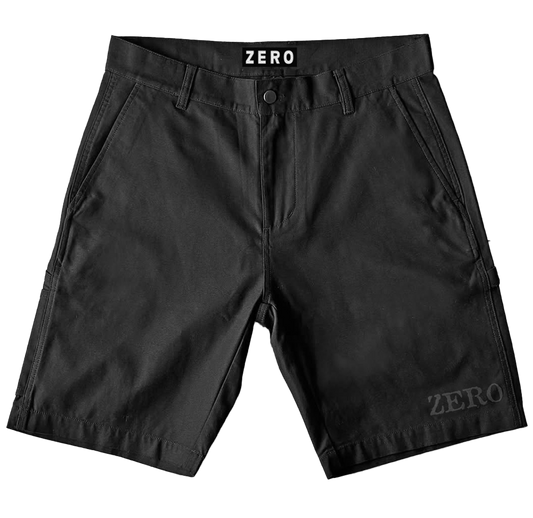ZERO - ATTIC CANVAS UTILITY SHORT - BLACK