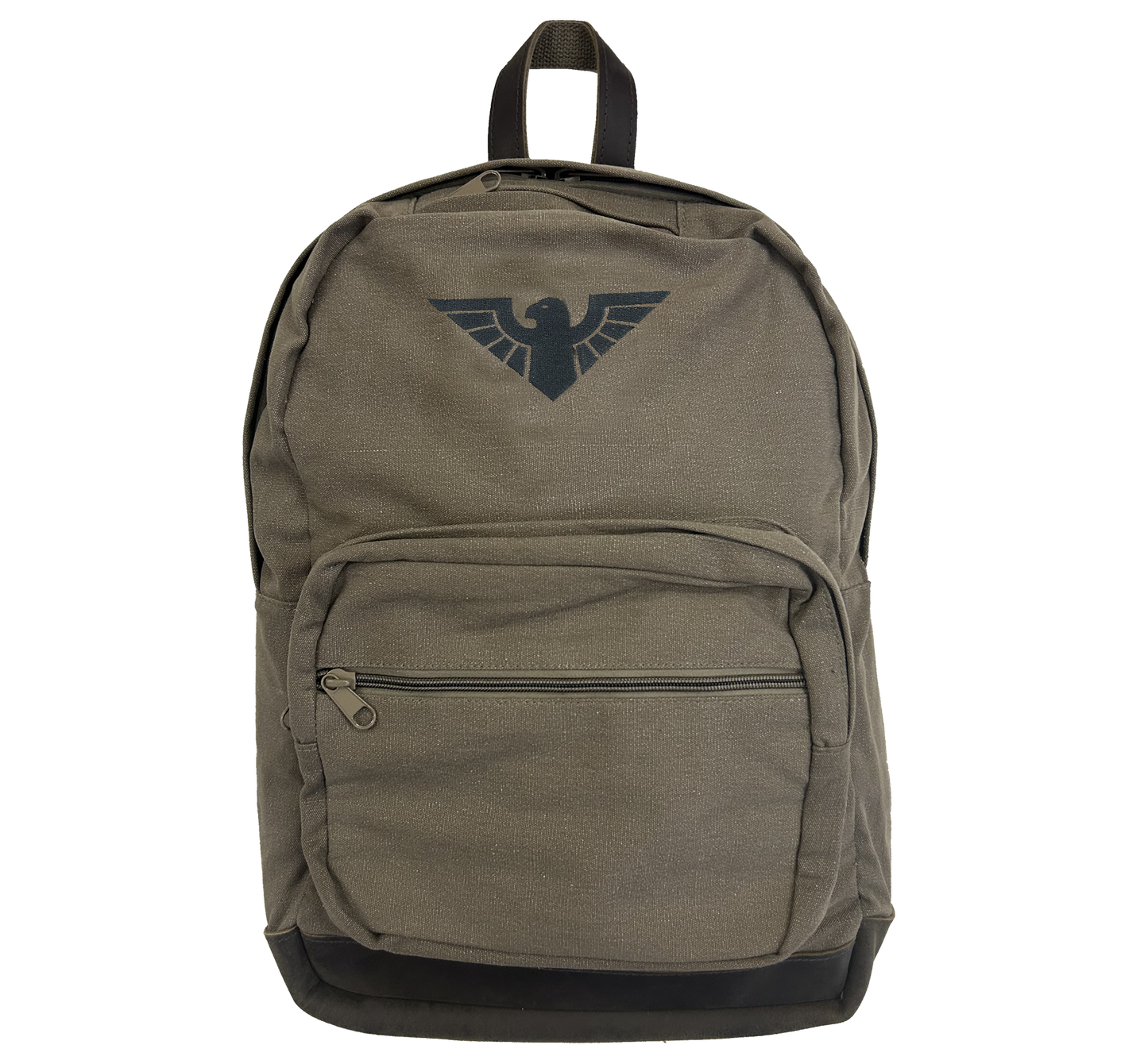 army green laptop backpack Bird - Canvas Backpack