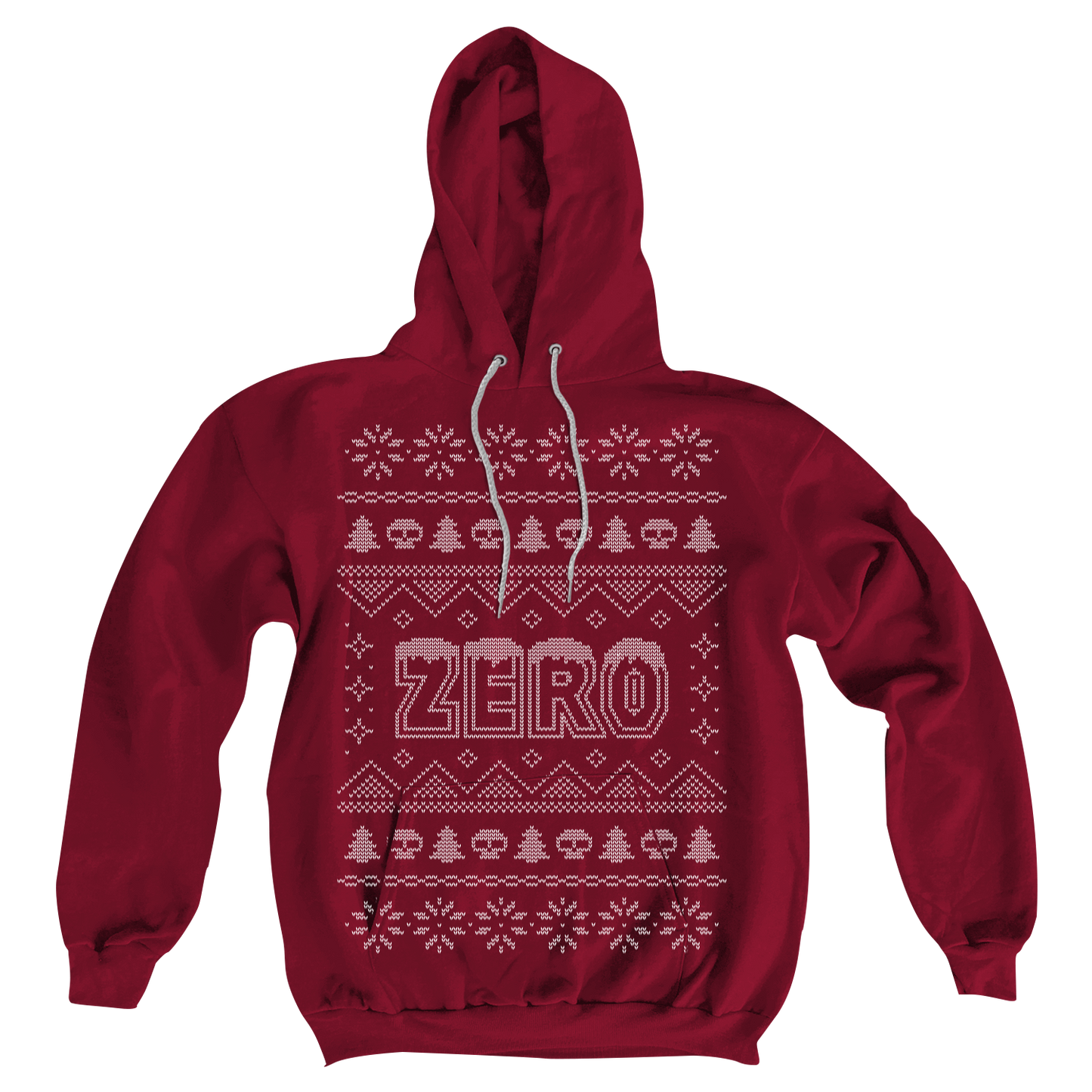 COLD BOLD HOODIE  RED/WHT