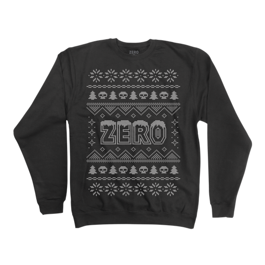 COLD BOLD CREW NECK  BLK/WHT