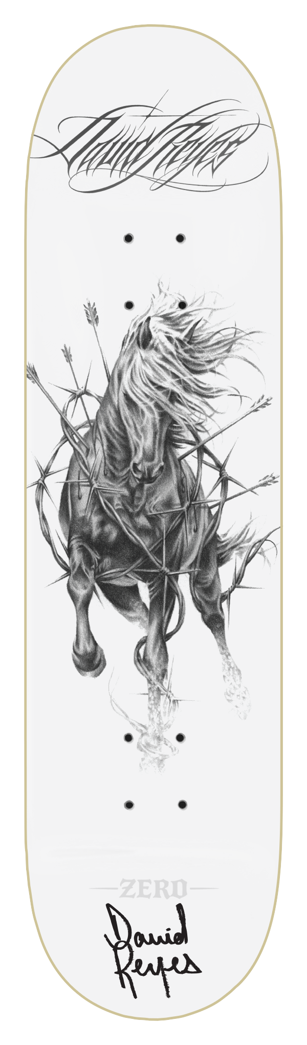 REYES - WILD HEART - WHITE - SIGNED