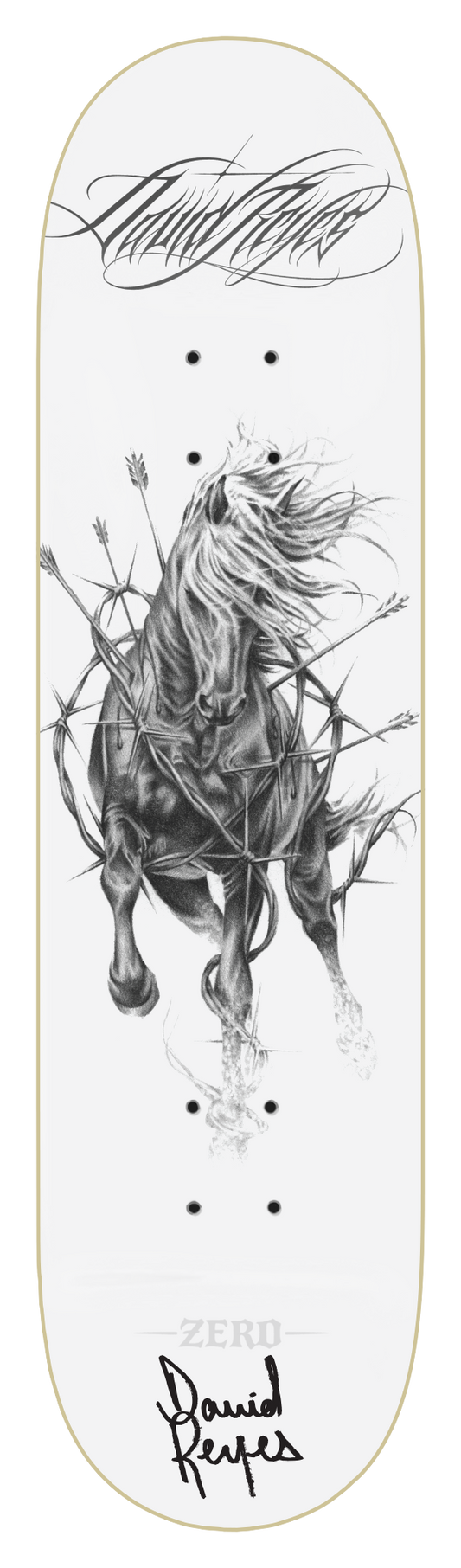 REYES - WILD HEART - WHITE - SIGNED