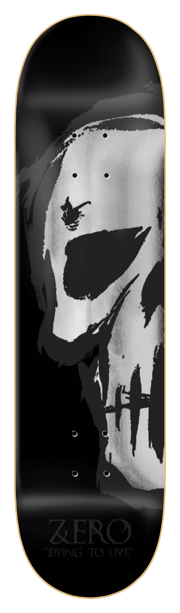 DYING TO LIVE SKULL - SILVER FOIL