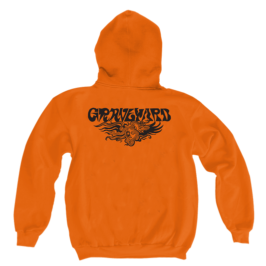 GRAVEYARD - MEDUSA - PULLOVER HOOD - ORANGE