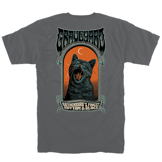 GRAVEYARD - SCREAMING CAT S/S - VINTAGE BLACK