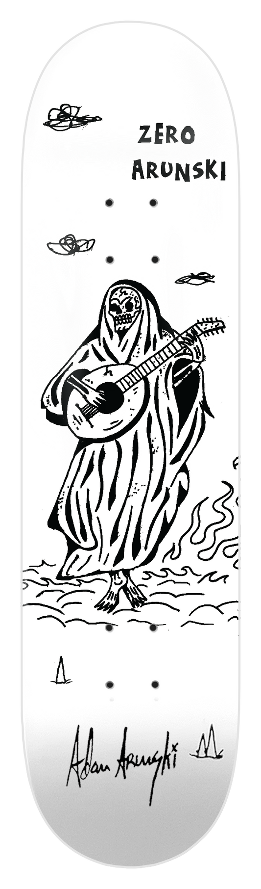 ARUNSKI - HEAVY SLIME - WHITE DIPPED - SIGNED