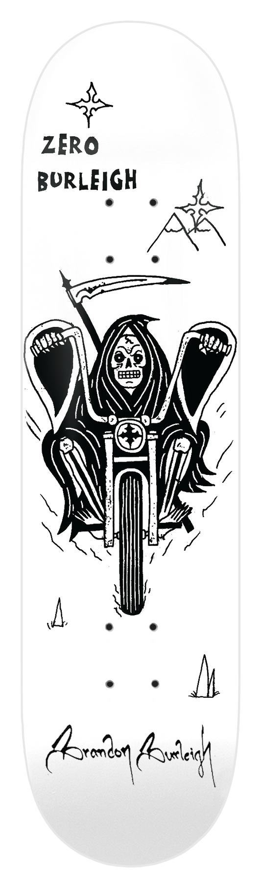 BURLEIGH - HEAVY SLIME - WHITE DIPPED - SIGNED