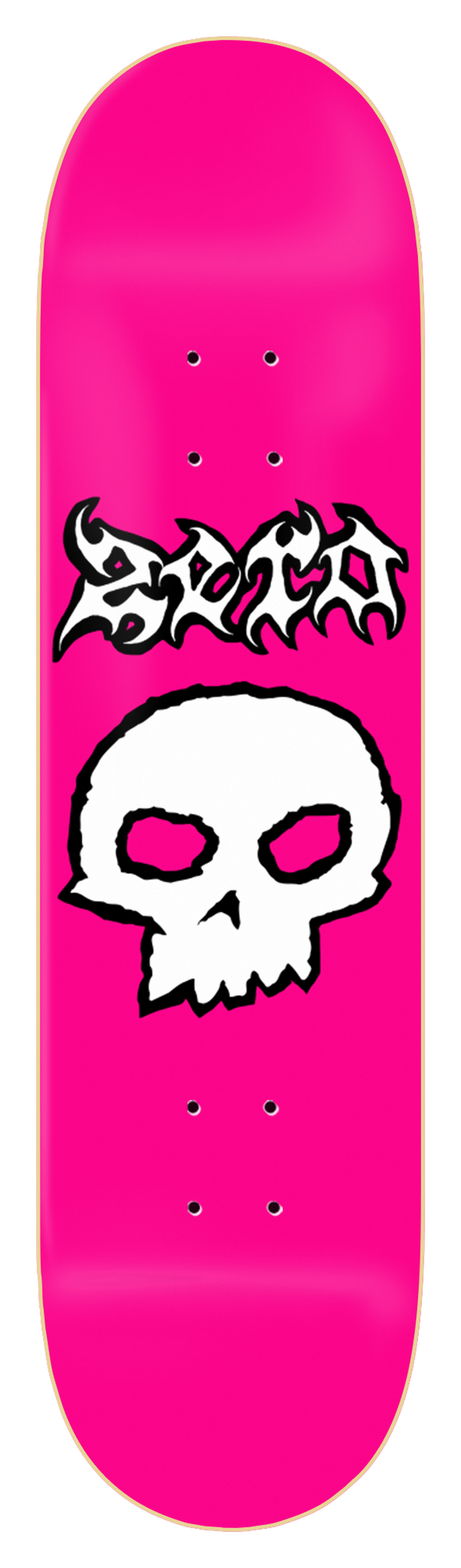 METAL SINGLE SKULL - NEON PINK