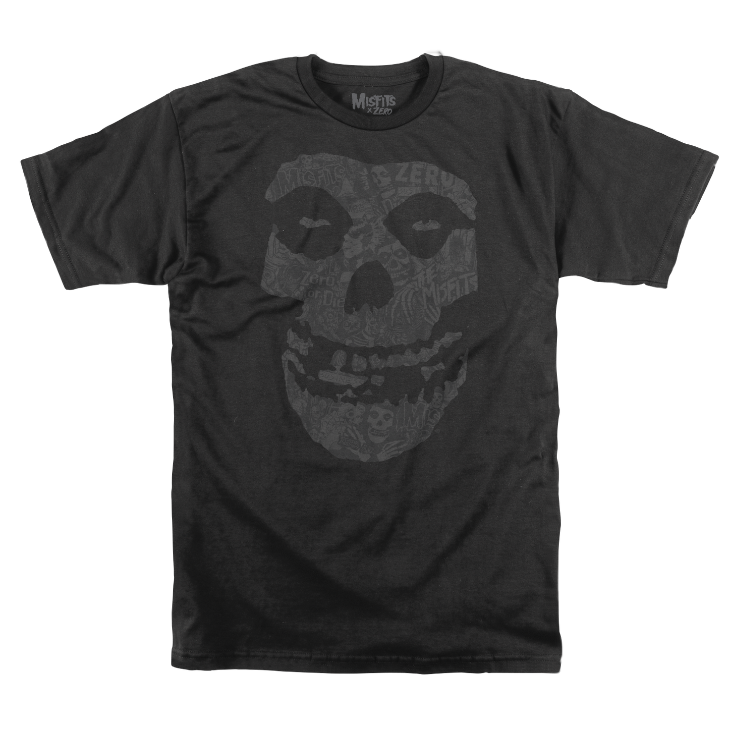 MISFITS - COLLAGE - S/S TEE - BLACK/BLACK