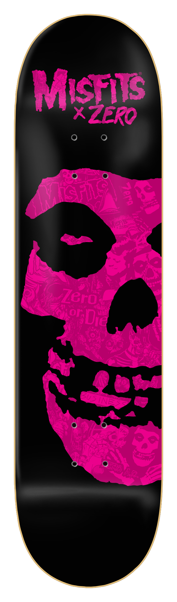 RARE The Misfits “Zero Or Die” 3rd Edition Zero Skateboard