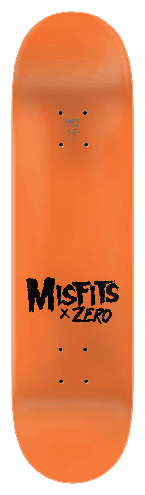 MISFITS - FIEND SKULL WEB - ORANGE DIP