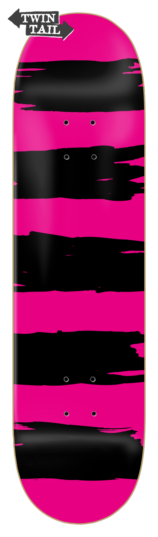 PUNK STRIPES - PINK - TWIN-TAIL - SMALL BATCH