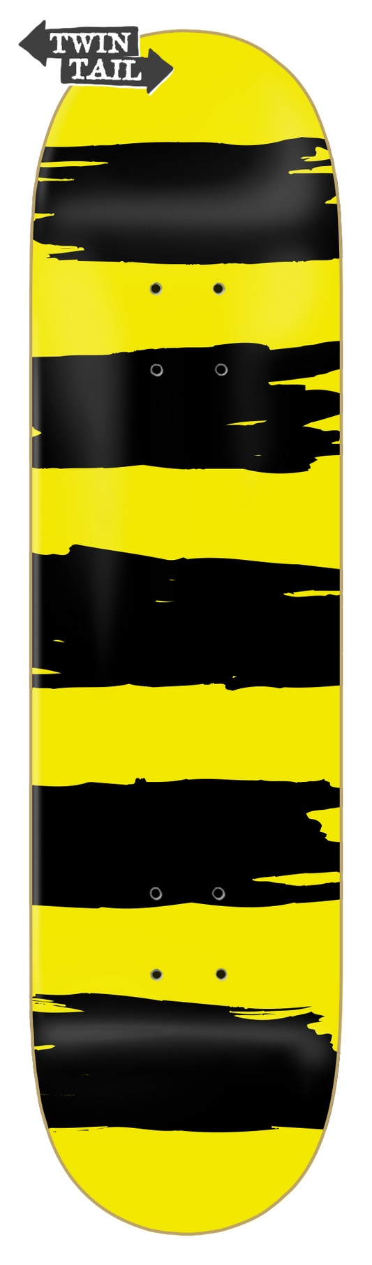PUNK STRIPES - YELLOW - TWIN-TAIL - SMALL BATCH