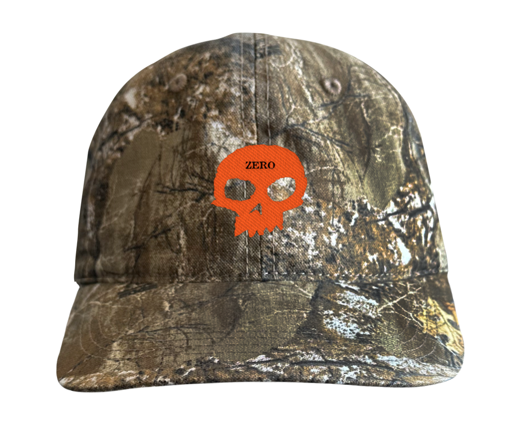 ZERO X REALTREE - SINGLE SKULL EMBROIDERED HAT