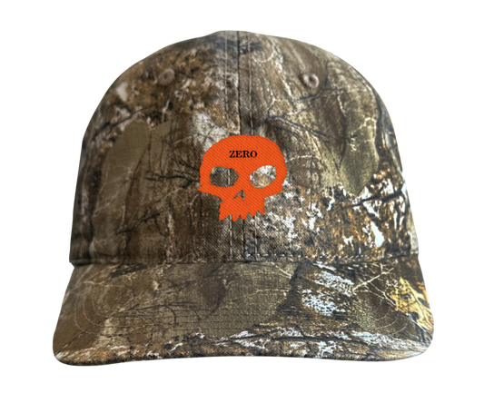 ZERO X REALTREE - SINGLE SKULL EMBROIDERED HAT